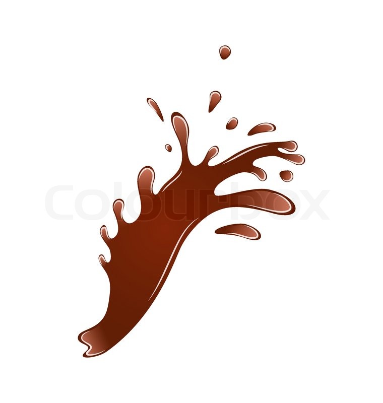 760x800 Illustration Splash Hot Chocolate Stock Vector Colourbox