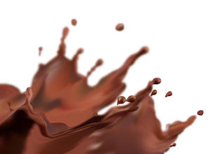 300x220 Splash Chocolate Vector Free Vector Graphics