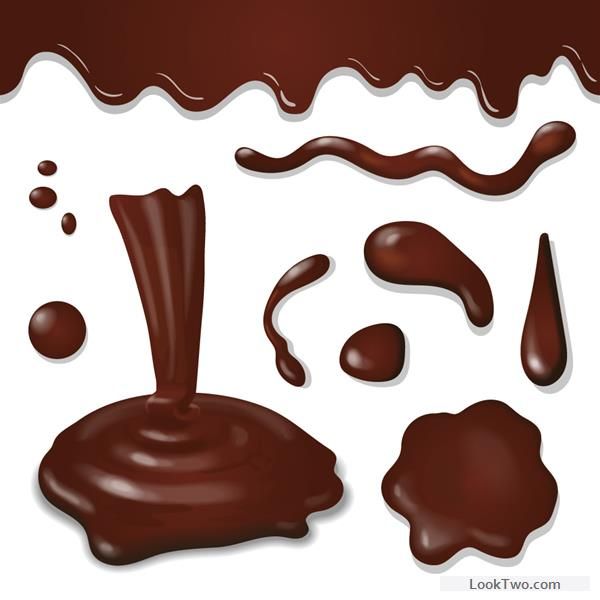 600x600 Flowing Chocolate Vector Materials Free Vector Download Choleto