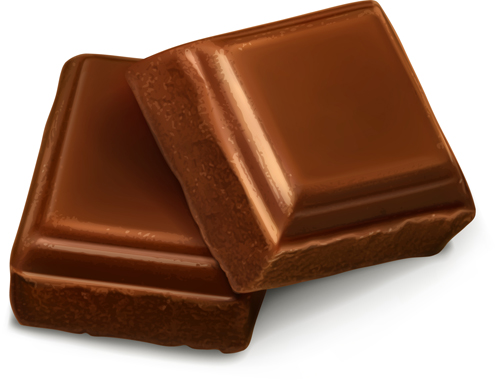500x380 Realistic Chocolate Vector Graphics Free Download