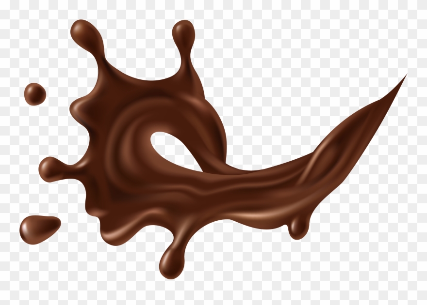 880x630 Vector Splashes Chocolate Royalty Free Stock
