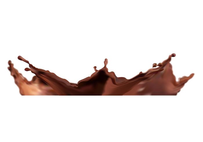 Chocolate Splash Vector Png 700x490 Chocolate Splash Vector Png