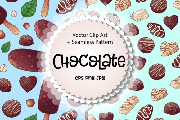 Chocolate Vector Clip Art Graphic 580x386 Chocolate Vector Clip Art Graphic