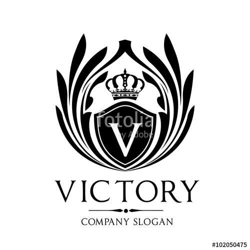 500x500 Victory Logo,crest Logo,hotel Logo,king Logo,crown Logo,vector