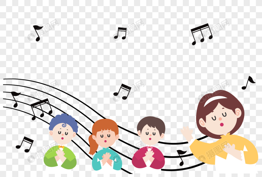 860x580 Vector Flat Style Choir Png Image Picture Free Download