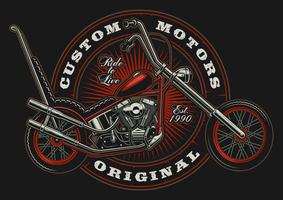 283x200 Chopper Bike Free Vector Art