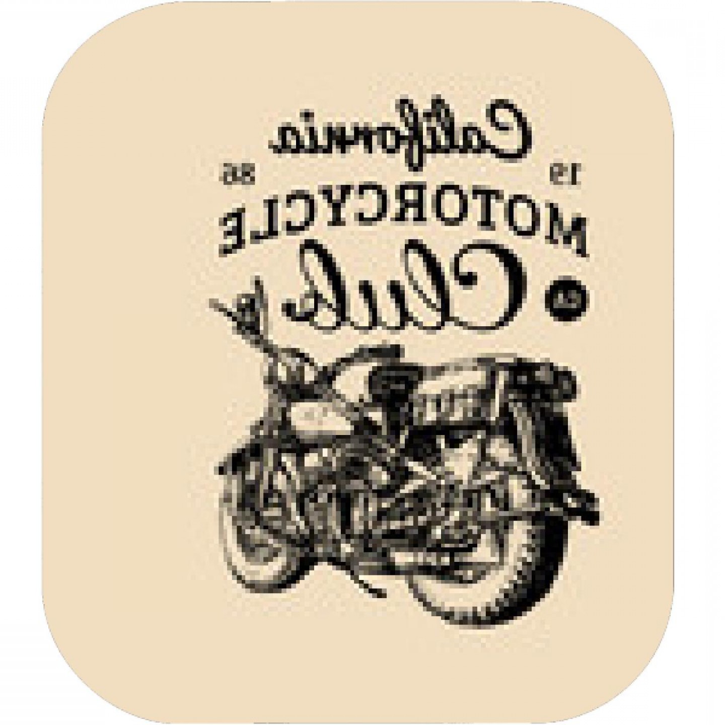 1440x1440 Vector Hand Drawn Motorcycle Club Logo Vintage Detailed Retro Bike