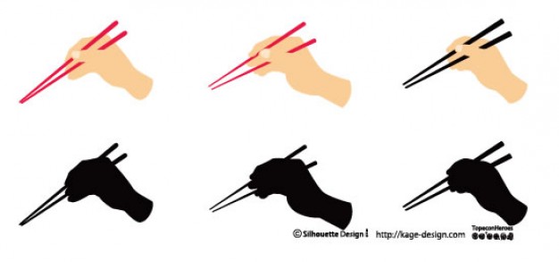 Chopsticks And Hands Vector Free Download 626x293 Chopsticks And Hands Vector Free Download