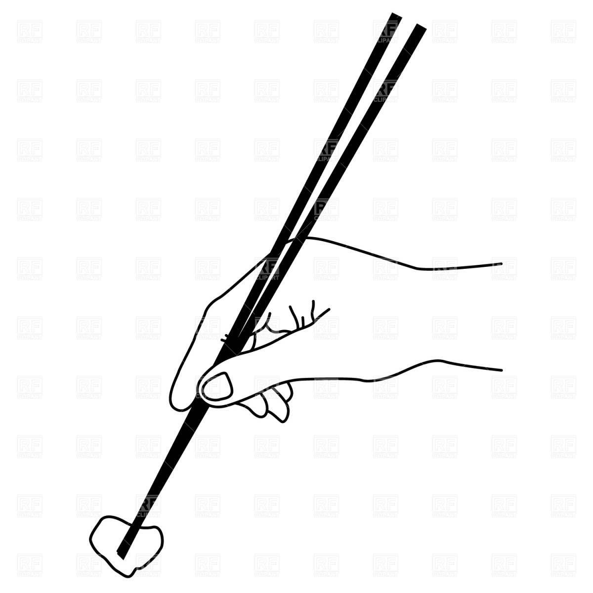 Hand With Chopsticks Vector Image Of People Prague 1200x1200 Hand With Chopsticks Vector Image Of People Prague