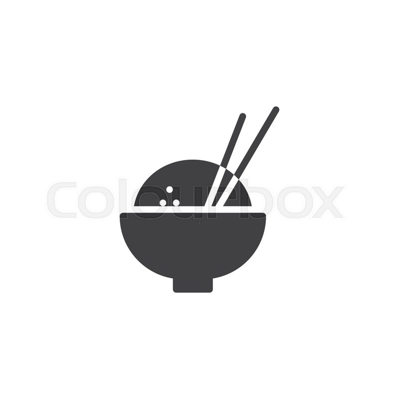 Bowl Of Rice And Chopsticks Vector Stock Vector Colourbox 800x800 Bowl Of Rice And Chopsticks Vector Stock Vector Colourbox