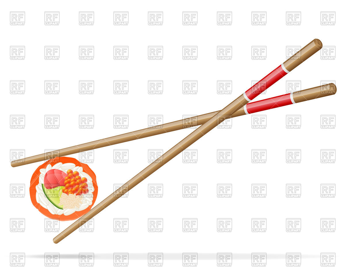 Sushi And Chopsticks Vector Image Of Food And Beverages 1200x933 Sushi And Chopsticks Vector Image Of Food And Beverages