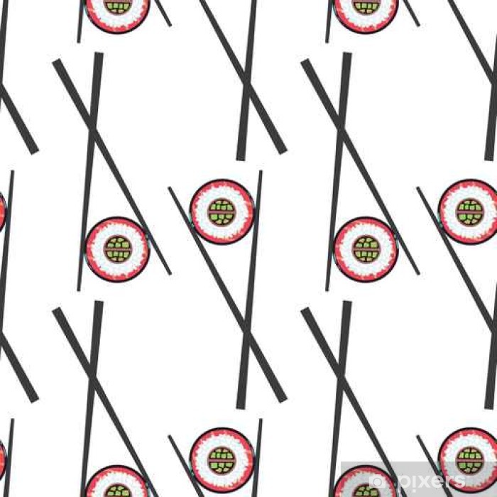 Sushi And Chopsticks Vector Seamless Pattern Wall Mural Pixers 700x700 Sushi And Chopsticks Vector Seamless Pattern Wall Mural Pixers
