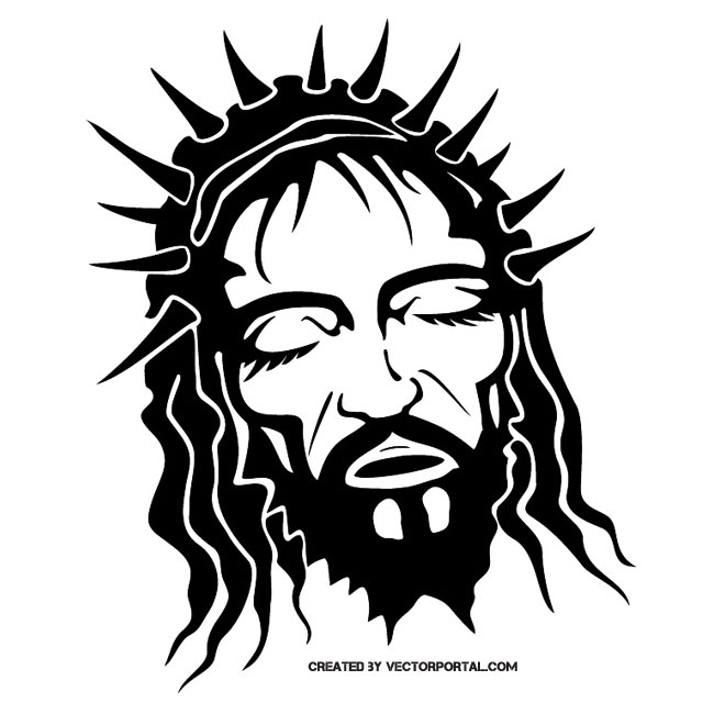 660x660 Jesus Christ Vector Image