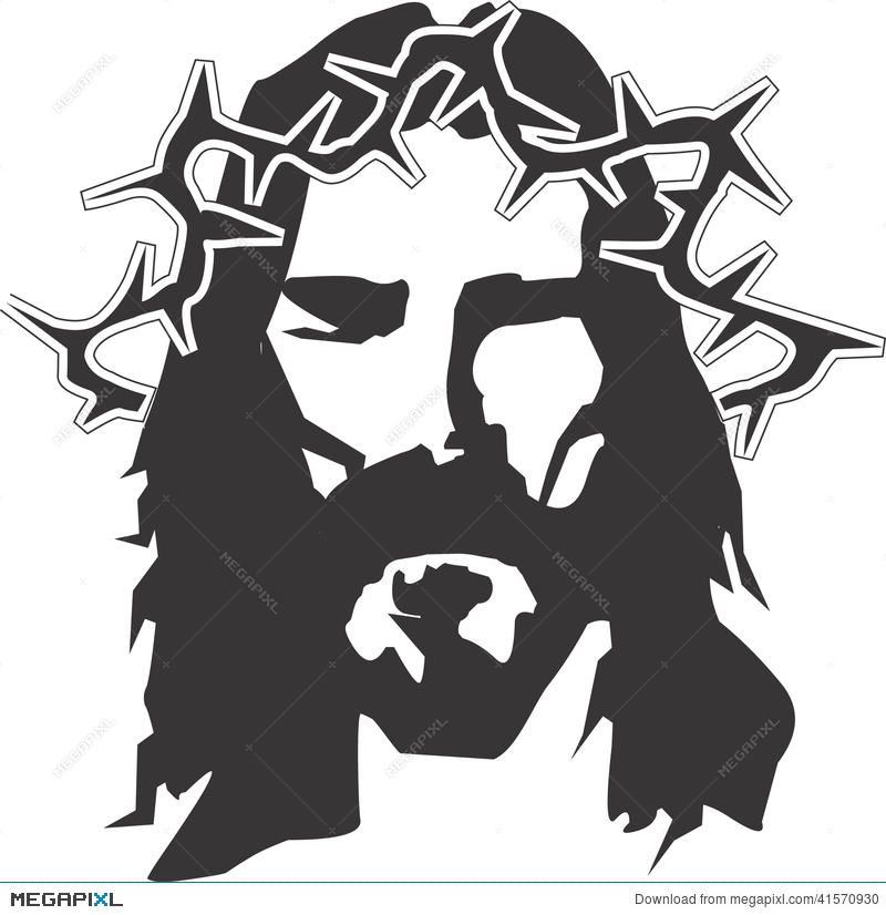 800x826 Jesus Christ Vector Design Clipart Illustration