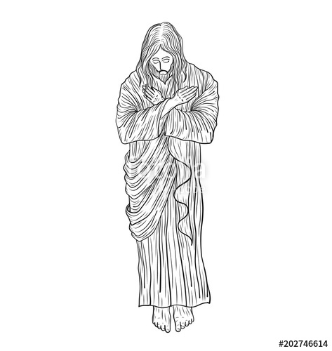 473x500 Jesus Christ Vector