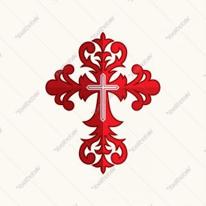 300x300 Decorative Cross Of Jesus Christ Vector Soidergi