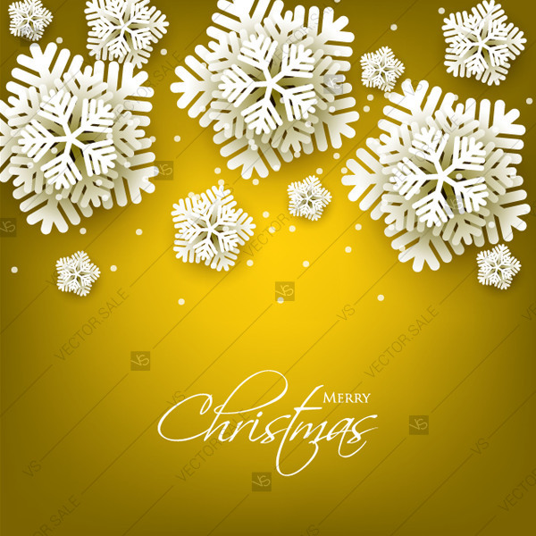 600x600 Merry Christmas Greetings Card Origami Paper Cut Christening