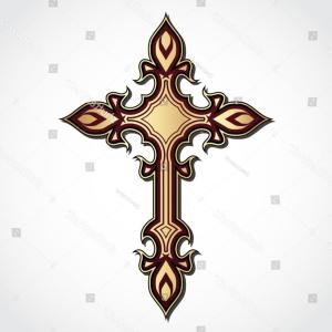 300x300 Decorative Ornamental Christian Cross Simple Elegant Savoyuptown