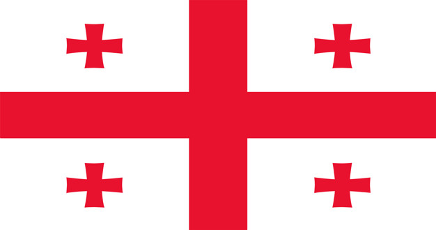 Illustration Of Georgia Flag Vector Free Download 626x330 Illustration Of Georgia Flag Vector Free Download