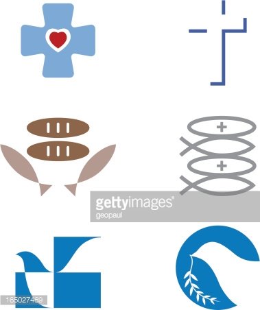 Christian Symbols Vector Premium Clipart 379x452 Christian Symbols Vector Premium Clipart