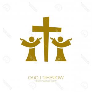 Photostock Vector Worship Icon Christian Symbols People Worship 300x300 Photostock Vector Worship Icon Christian Symbols People Worship