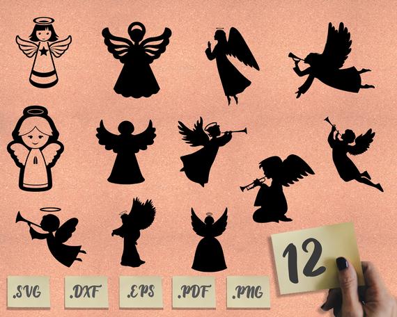 570x456 Christmas Angel Christmas Angel Christmas Etsy