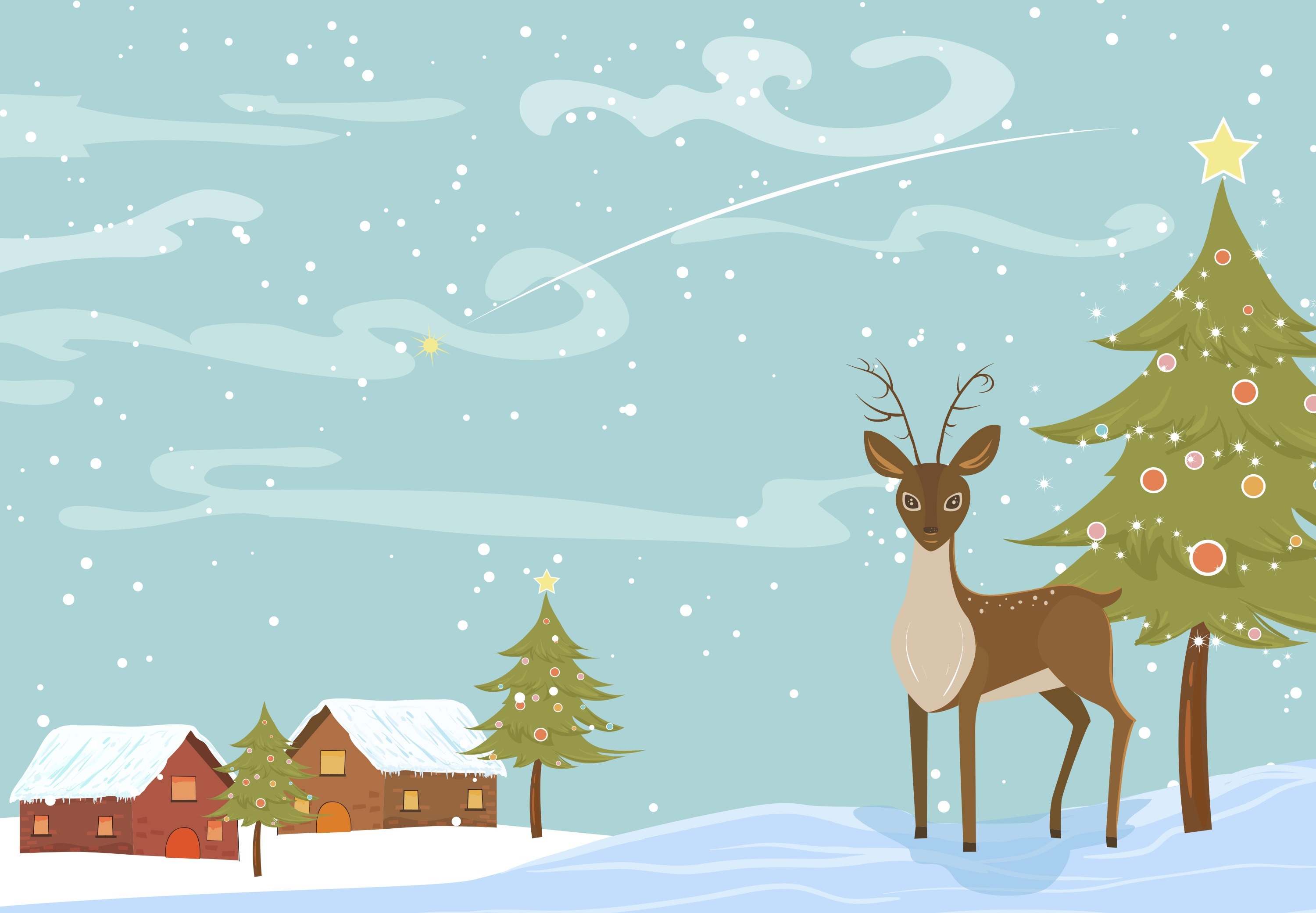 Vector Christmas Background With Reindeer Mkkxqvlo L Hampshire 3000x2081 Vector Christmas Background With Reindeer Mkkxqvlo L Hampshire