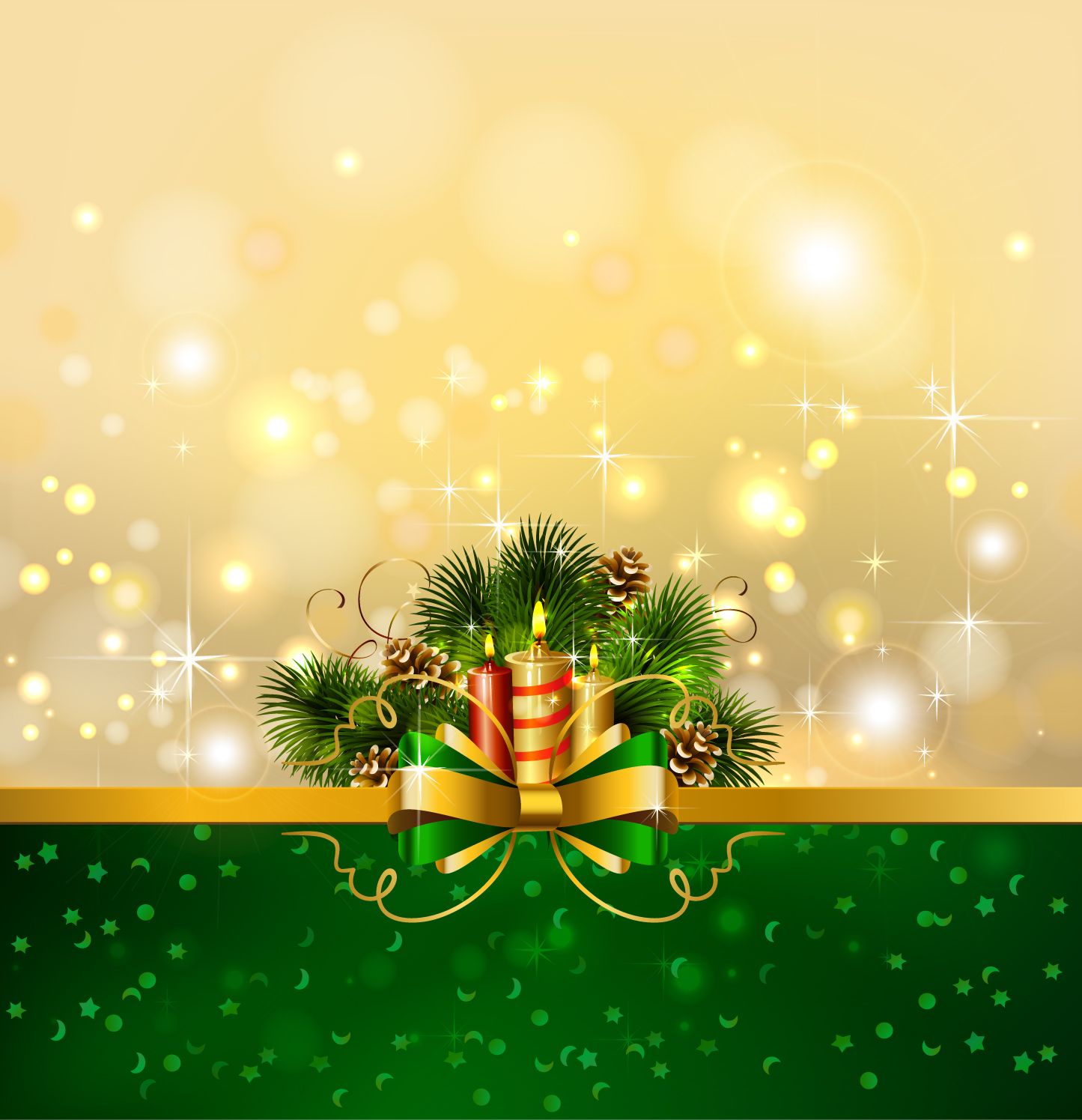 Beautiful Christmas Background Vector Free Vector 1445x1495 Beautiful Christmas Background Vector Free Vector