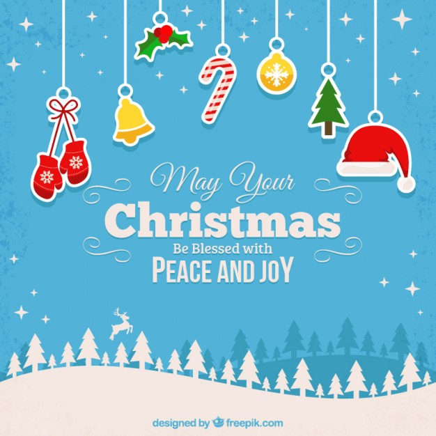 Blessed Christmas Background Vector Free Download 626x626 Blessed Christmas Background Vector Free Download
