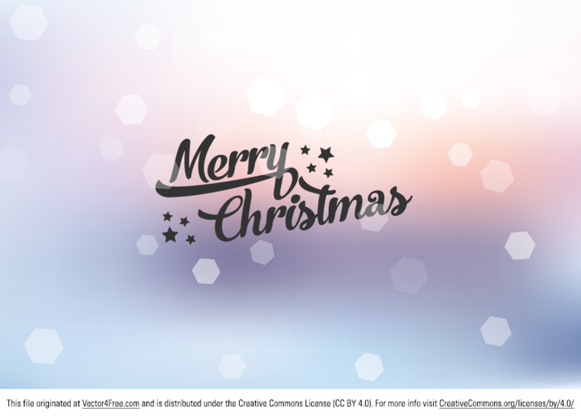 1136x815 Bokeh Merry Christmas Background Vector