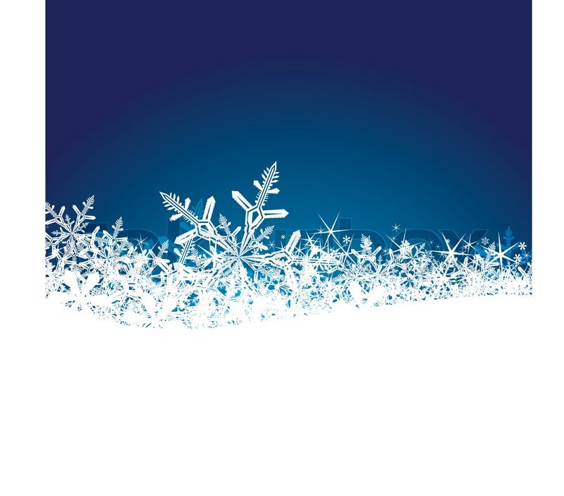 800x703 Christmas Background With Snowflakes Stock Vector Colourbox