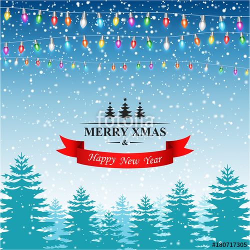 500x500 Blue Christmas Background Vector Illustration Stock Image