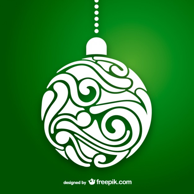 626x626 Artistic Christmas Ball Vector Stock Images