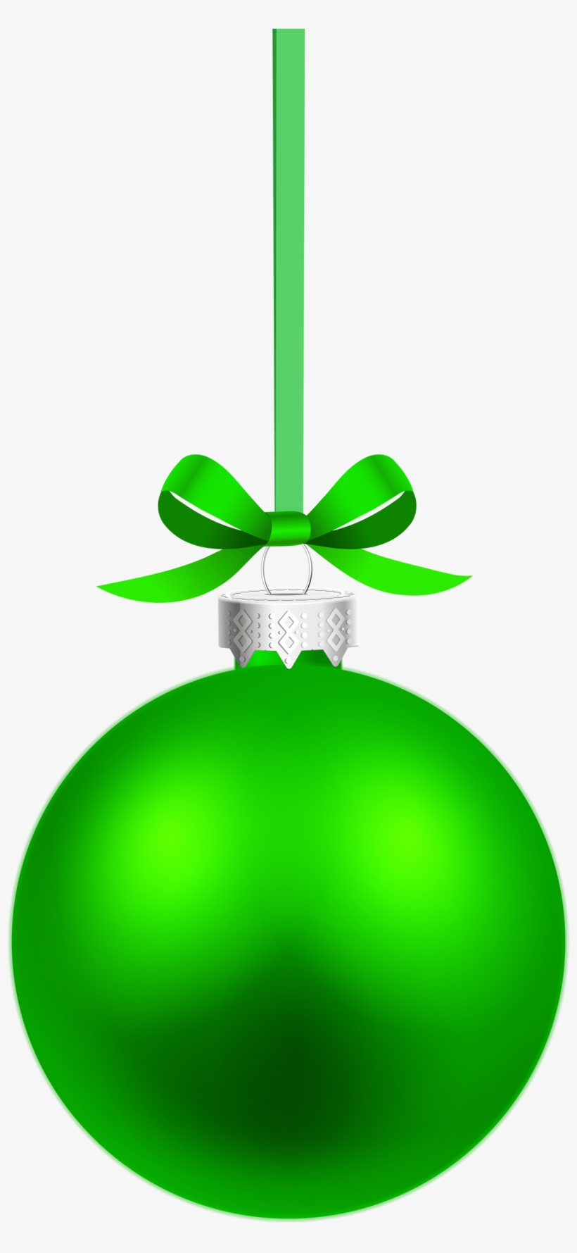 820x1779 Green Hanging Christmas Ball Png Clipart
