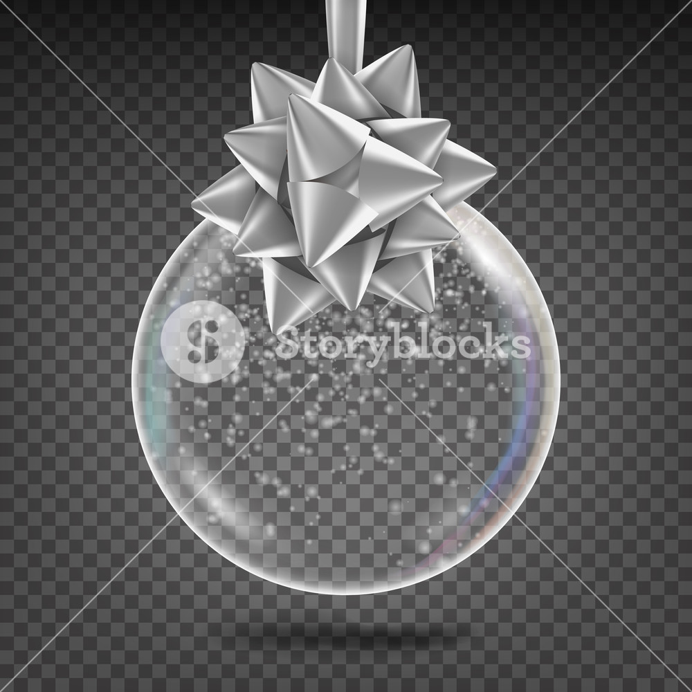 1000x1000 Transparent Christmas Ball Vector Shiny Glass Xmas Tree Toy