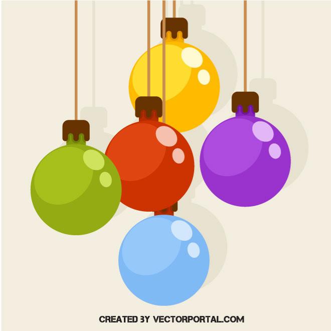 660x660 Christmas Tree Decoration Vector Image