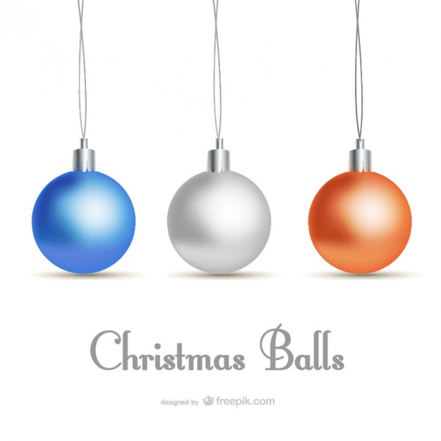 626x626 Classic Style Christmas Card With Baubles Vector Free Download