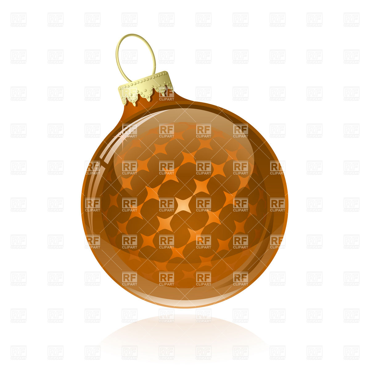 1200x1200 Golden Christmas Bauble Vector Image Of Holiday Frbird