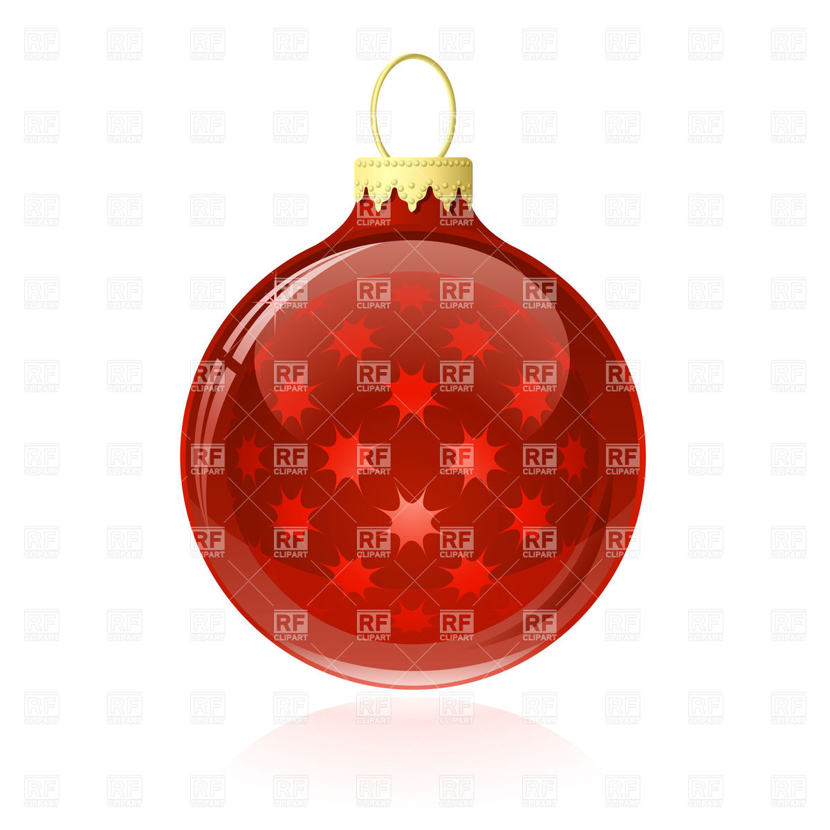1200x1200 Red Christmas Bauble Vector Image Of Holiday Frbird
