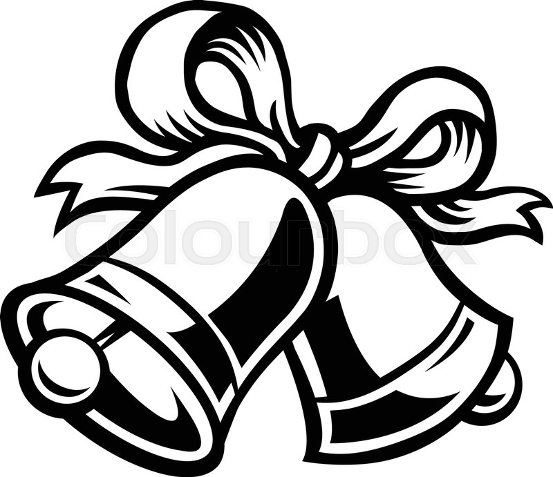 800x691 Christmas Bells Vector Icon Stock Vector Colourbox