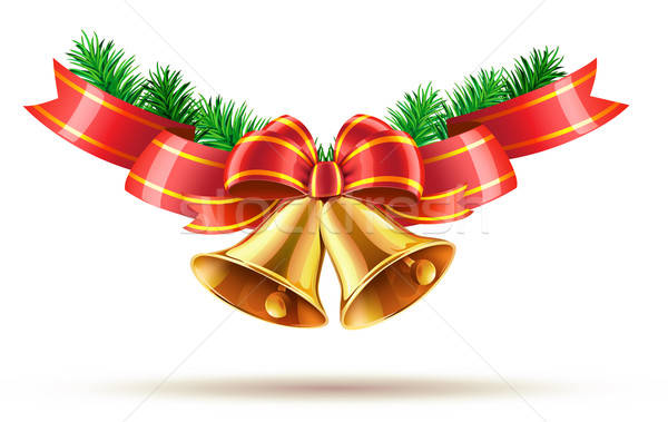 600x379 Christmas Bells Vector Illustration Oblachko