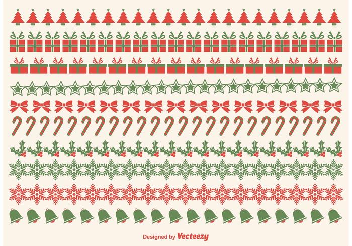700x490 Christmas Border Vectors