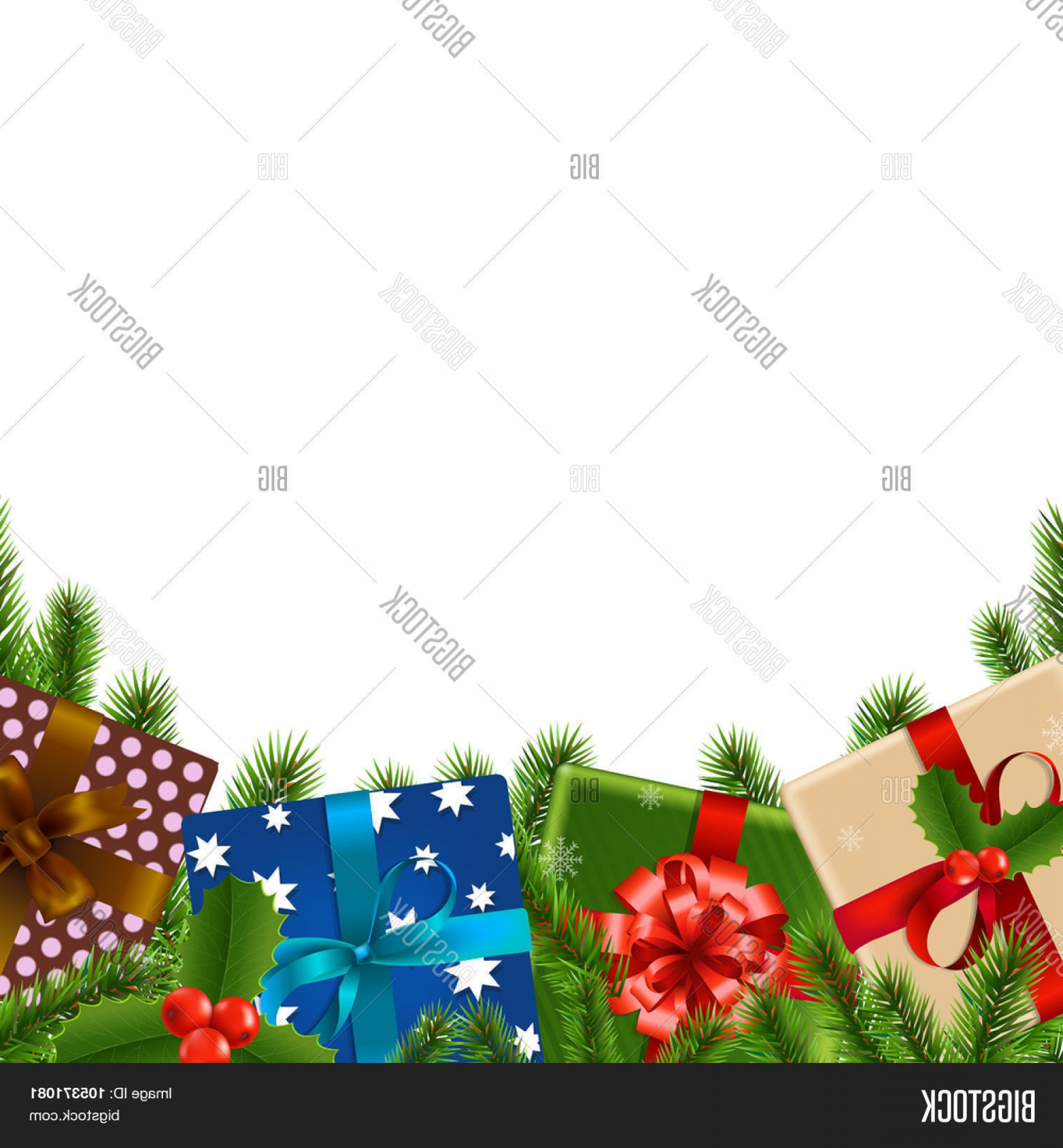 1800x1944 Stock Vector Christmas Border With Gradient Meshc Vector