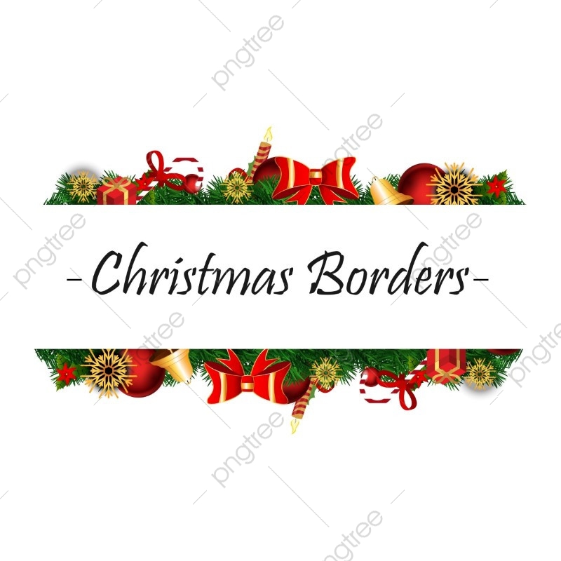 800x800 Christmas Border, Christmas Vector, Border Vector, Celebration Png