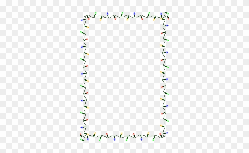 840x515 Christmas Lights Border Transparent