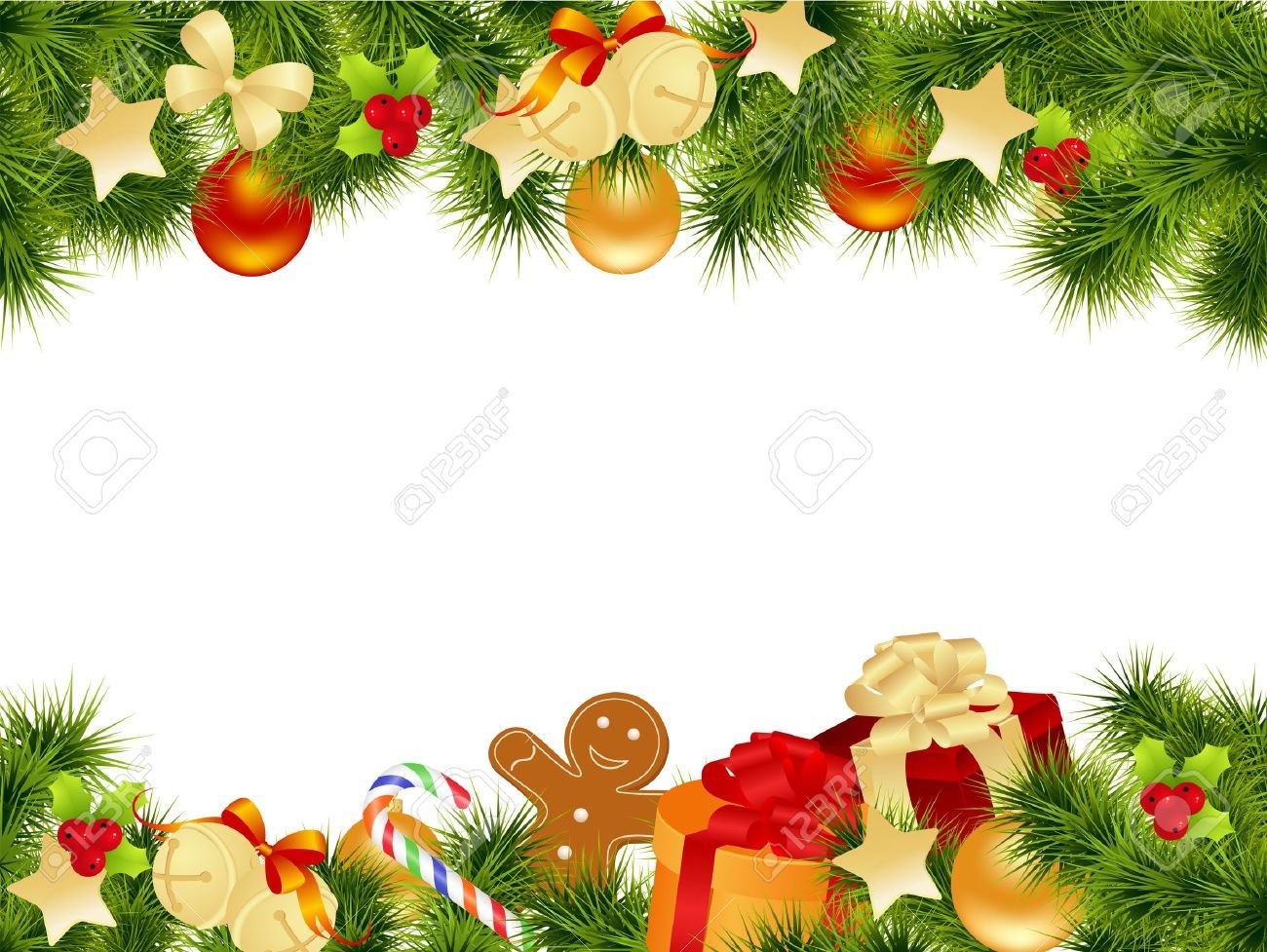 1300x977 Free Vector Christmas Border Frame