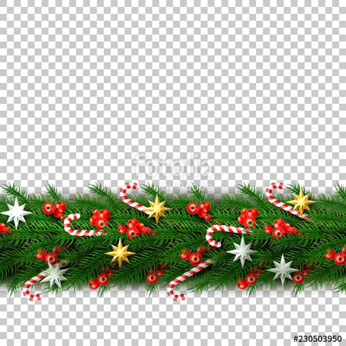 500x500 Vector Christmas Border With Berry Star Candy Stock Image