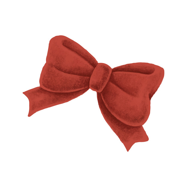 Hand Drawn Red Christmas Bow Vector Free Download 626x626 Hand Drawn Red Christmas Bow Vector Free Download