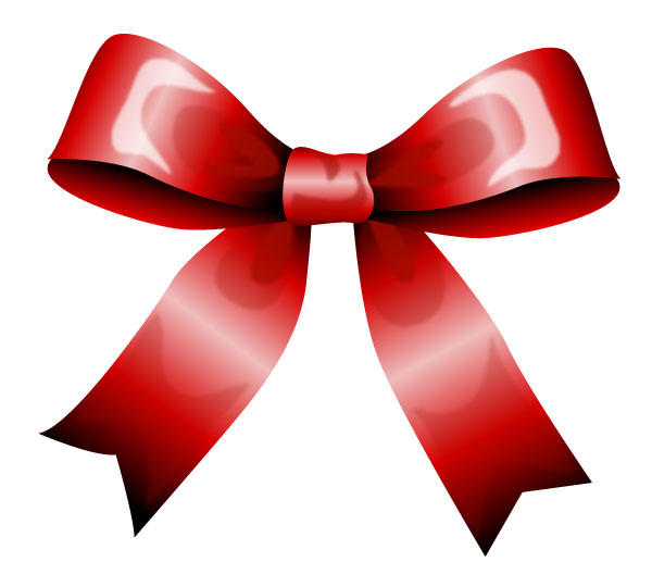 Red Bow Vector 600x540 Red Bow Vector
