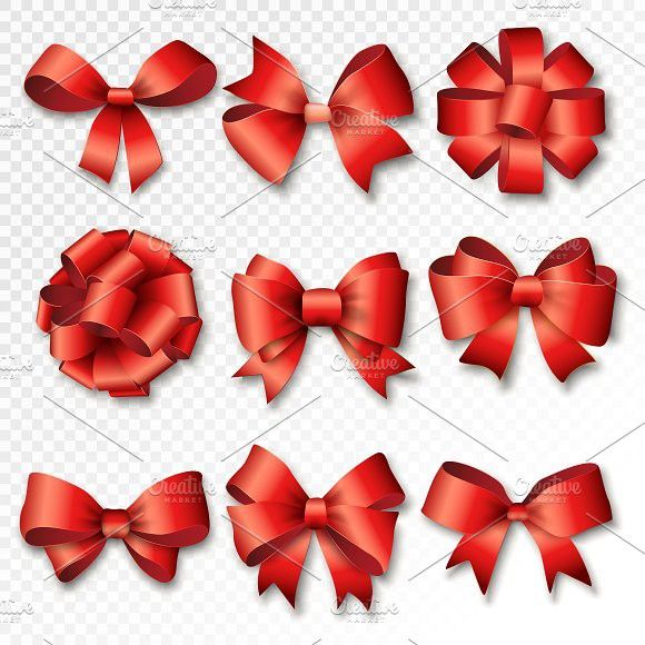 Red Ribbons Set For Gifts Vector Tag Design Gift Vector 580x580 Red Ribbons Set For Gifts Vector Tag Design Gift Vector